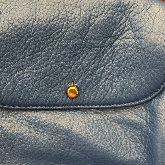 J. Crew Royal Blue Italian leather crossbody - Picture 2 of 7